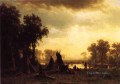 An Indian Encampment Albert Bierstadt